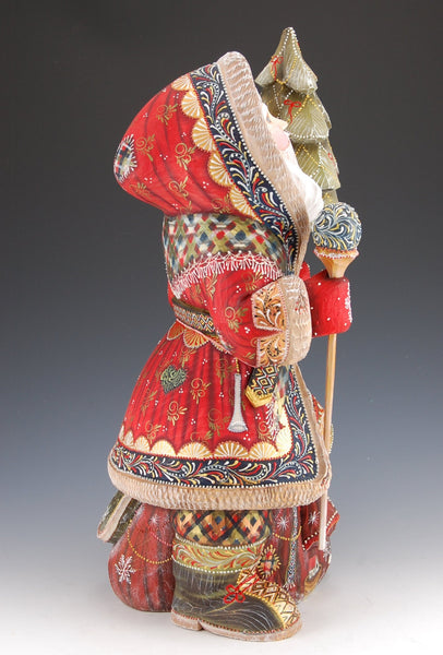 All Things Christmas - Russian Santa Claus Carving