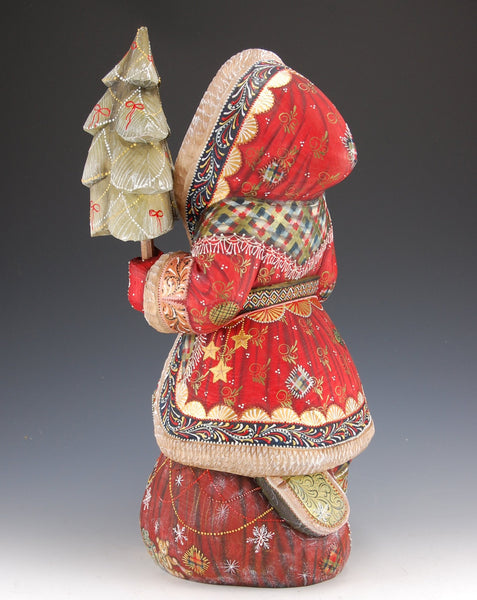 All Things Christmas - Russian Santa Claus Carving