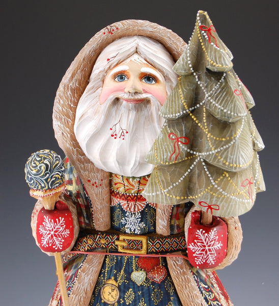 All Things Christmas - Russian Santa Claus Carving