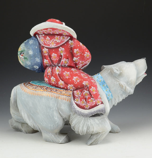 Polar Journey - Russian Santa on Polar Bear