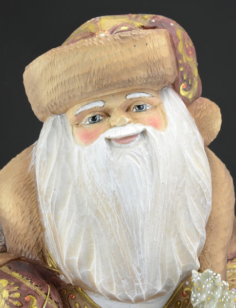 Five Minutes Until Midnight - Russian Santa Claus carving
