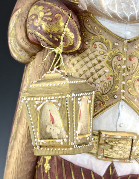 Five Minutes Until Midnight - Russian Santa Claus carving