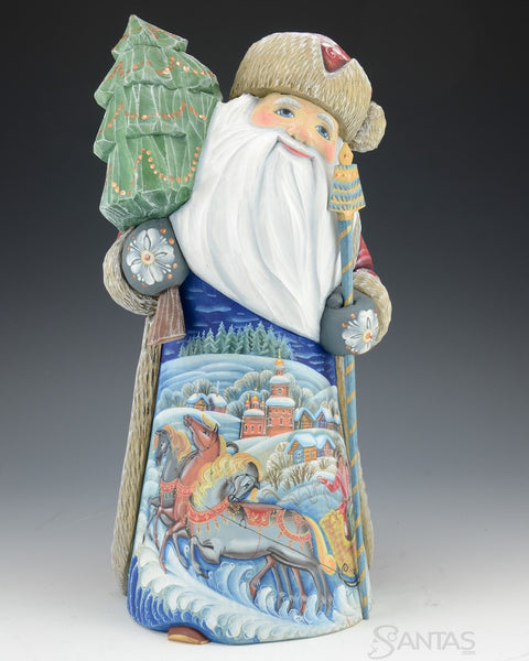 Romantic Russian Sleigh Ride Santa