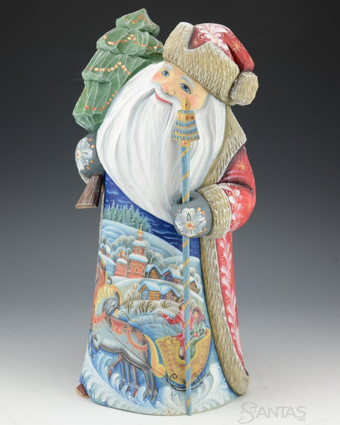 Romantic Russian Sleigh Ride Santa