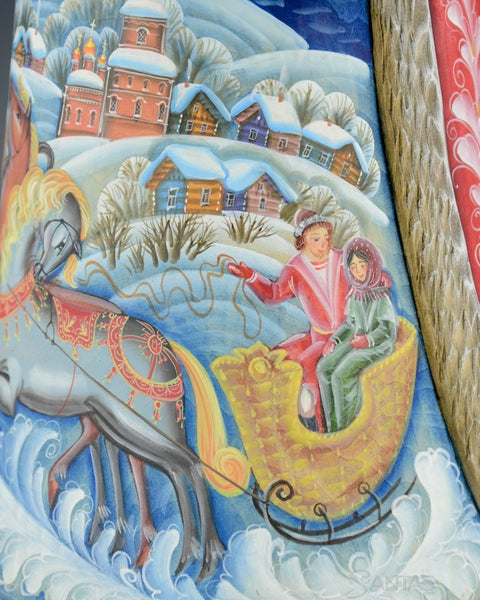 Romantic Russian Sleigh Ride Santa
