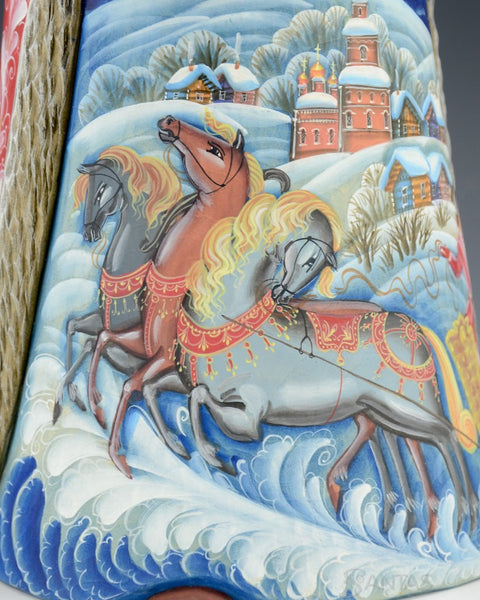 Romantic Russian Sleigh Ride Santa