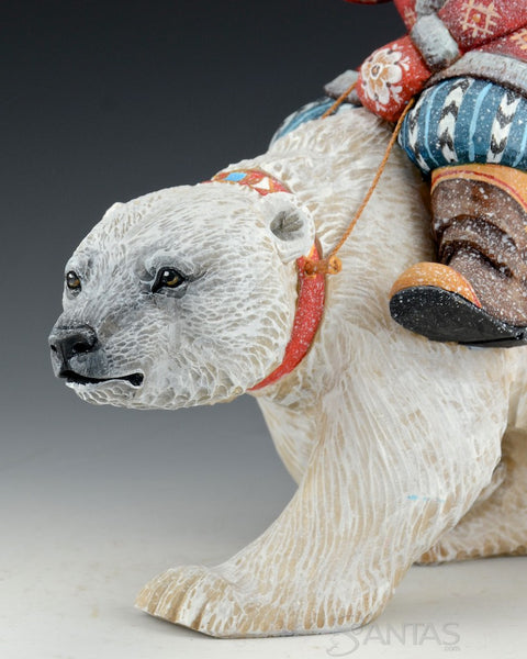 Winter Wanderer Russian Santa and Polar Bear