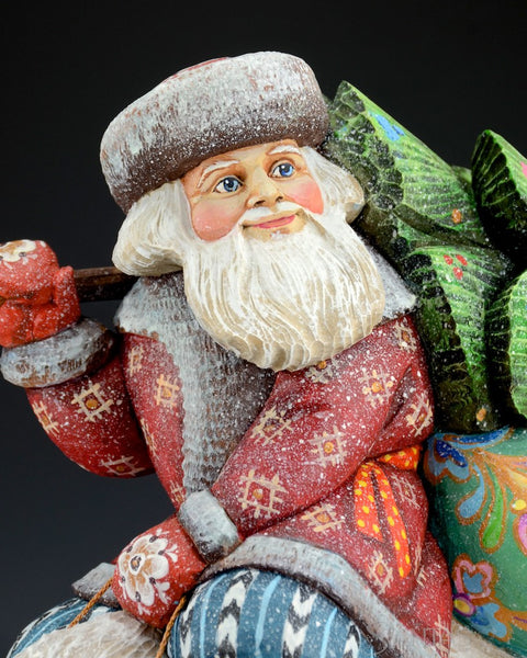 Winter Wanderer Russian Santa and Polar Bear