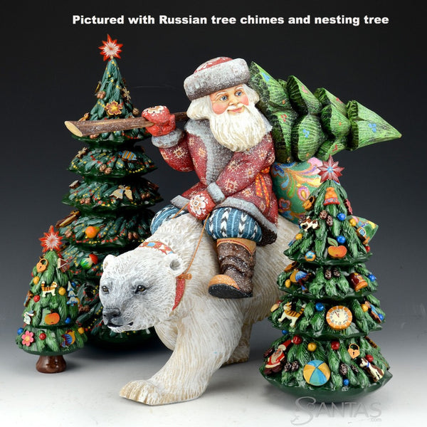 Winter Wanderer Russian Santa and Polar Bear