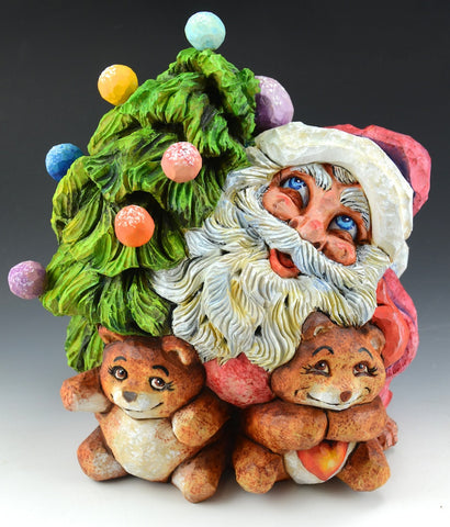 David Sabol Santa carving - Heartwarming Christmas