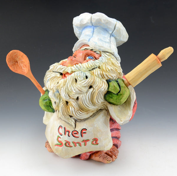 Barefoot Chef Santa by David Sabol