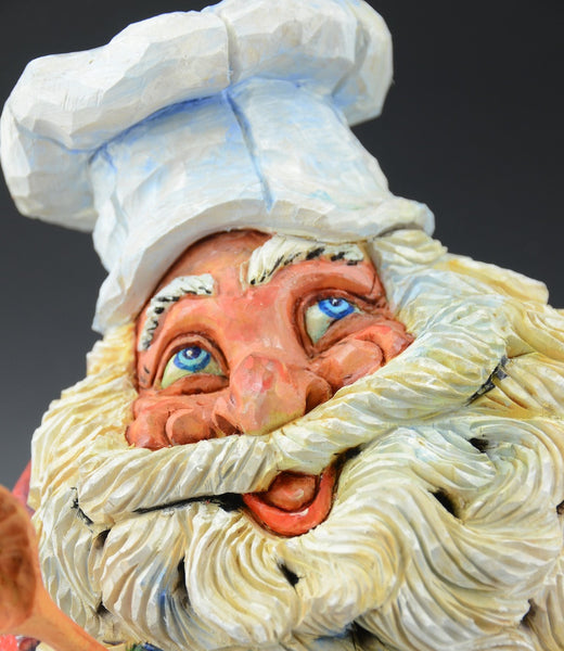 Barefoot Chef Santa by David Sabol