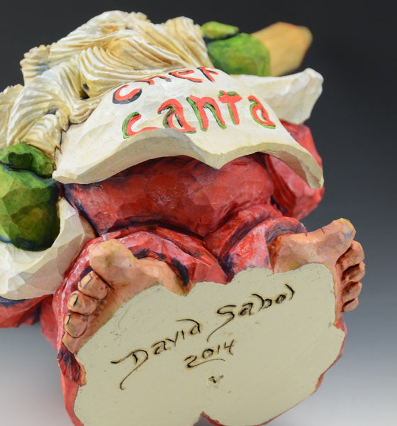 Barefoot Chef Santa by David Sabol