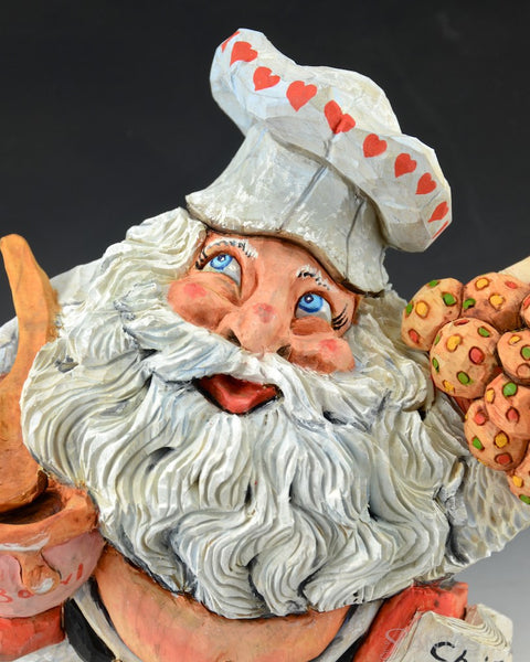 Baking Cookies With Christmas Love - David Sabol Santa