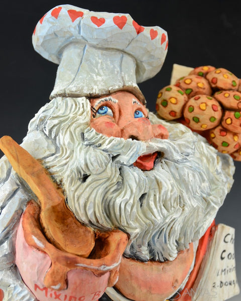 Baking Cookies With Christmas Love - David Sabol Santa