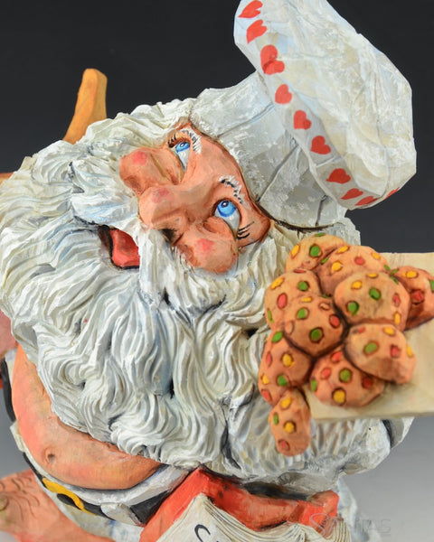 Baking Cookies With Christmas Love - David Sabol Santa
