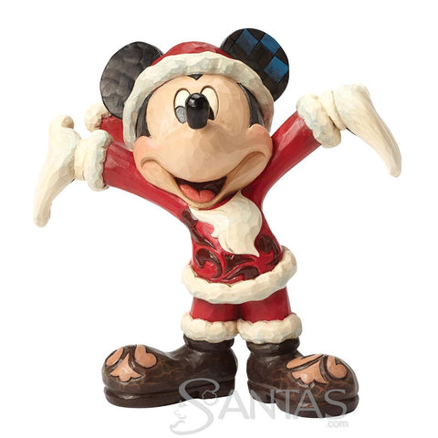 Santa Mickey Ta Da Pose Jim Shore Disney Traditions