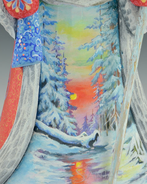 8 inch Windswept Scenic Russian Santa