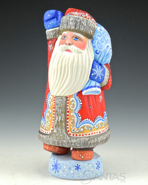 7 inch Waving Russian Santa