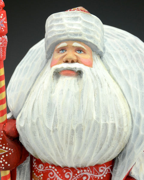 8 inch Red Russian Santa