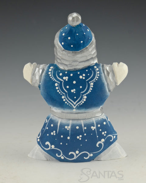 Open Arms Blue Russian Santa - 4.5 inch